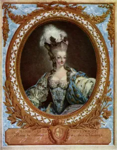 Janinet Prints: Marie Antoinette (1755-1793), queen consort of King Louis XVI of France