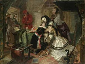 Guillotined Prints: Marie Antoinette. Artist: Ward, Edward Matthew (1816-1879)