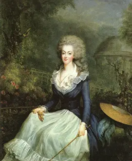 Versailles Prints: Marie-Antoinette devant le temple de l'Amour