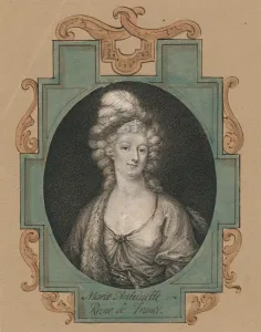 Habsburg Lotharingen Prints: Marie Antoinette, Reine de France, (19th century). Creator: Unknown