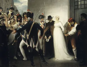 Guillotined Prints: Marie Antoinette Being Taken to Her Execution on 16 October 1793