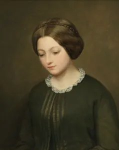 Plaited Prints: Marie Dietsch, 1848. Creator: Sophie Adlersparre