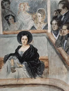 Verdi Prints: Marie Duplessis (1824-1847), La Dame aux Camelias, 1845