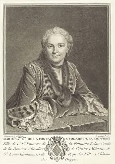 Hand Warmer Prints: Marie Gallelise de la Fontaine. Creator: Louis Michel Petit