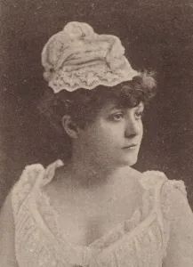 Marie Jaensen, from the Actresses series (N67) promoting Virginia Brights Cigarettes f Marie Jaensen, from the Actresses series (N67) promoting Virginia Brights Cigarettes f