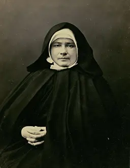 Marie Jamet, Mother Superior of Little Sisters of the Poor, 1860-1865. Creator: Nadar