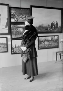 Exhibition Centre Prints: Marie Josephine Manice Mercati, 1918. Creator: Bain News Service