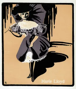 Lloyd Prints: Marie Lloyd (1870-1922), English music hall singer, late 19th century