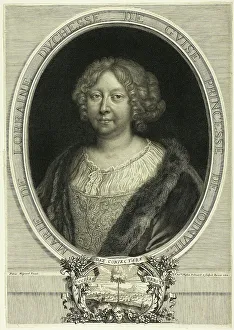 Mignard Pierre Prints: Marie de Lorraine, Duchesse de Guise