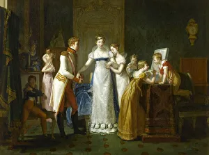 Marie Louise Prints: Marie-Louise of Austria Bidding Farewell to her Family in Vienna