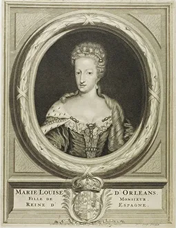 Opulent Prints: Marie Louise d'Orleans, n.d. Creator: Pieter Stevens van Gunst