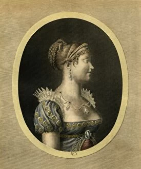 Napo Collection: Marie Louise, Duchess of Parma, c1810, (1921). Creator: Jean-Francois Ribault