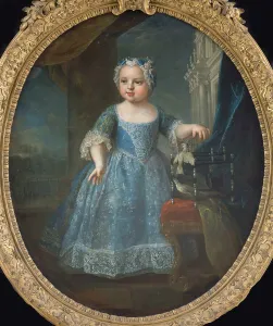 Musee De Lhistoire De France Prints: Marie Louise of France (1728-1733), ca 1730. Creator: Gobert, Pierre (1662-1744)