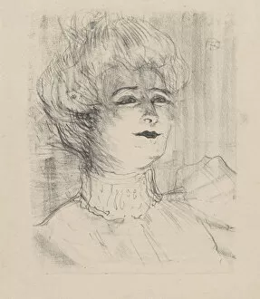 Henri De Toulouse Gallery: Marie-Louise Marsy, 1898. 1898. Creator: Henri de Toulouse-Lautrec