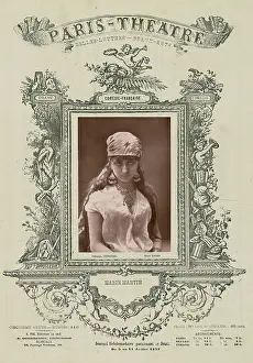 Woodburytype Prints: Marie Martin Comedie-Francaise, 1877. Creator: Paul Nadar