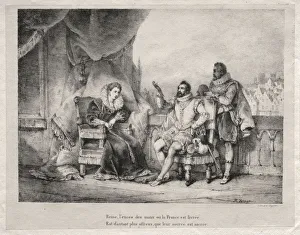 Horace Vernet French Prints: Marie de Medici and Henry IV of France. Creator: Horace Vernet (French, 1789-1863)