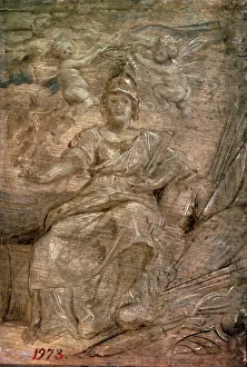 Marie de Medici as Pallas Athena, 1622. Artist: Peter Paul Rubens Marie de Medici as Pallas Athena, 1622. Artist: Peter Paul Rubens