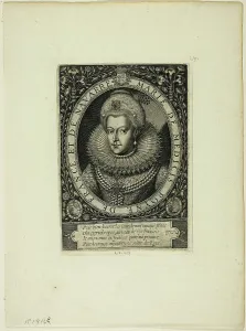 Thomas De Leu Prints: Marie de Médicis, Queen of France, Second Wife of Henry IV, n.d. Creator: Thomas de Leu