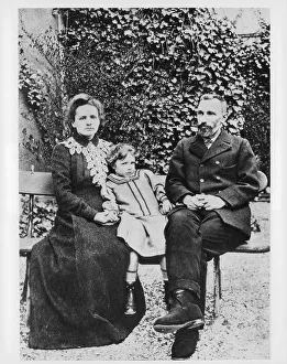 Manya Sklodowska Prints: Marie and Pierre Curie, physicists, 1904