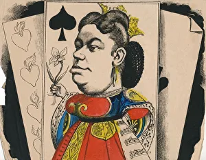 Andre Gill Collection: Marie Sass (du theatre de l Opera), 1867. Creator: Andre Gill