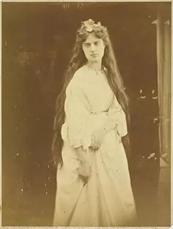 Marie Spartali, September 1868. Creator: Julia Margaret Cameron