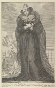 Bosse Abraham Collection: Marie Stuart, 1647. Creators: Gilles Rousselet, Abraham Bosse