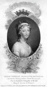 Marie-Therese-Charlotte de Bourbon, Duchess of Angouleme and Dauphine of France, 1811 Marie-Therese-Charlotte de Bourbon, Duchess of Angouleme and Dauphine of France, 1811
