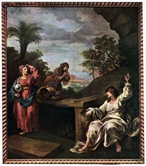 Images Dated 3rd January 2008: The Three Maries at the Tomb, 18th century (1910). Artist: William Hogarth