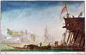 Brest Collection: The Marina of Brest, c1750-1810. Artist: Nicolas Marie Ozanne