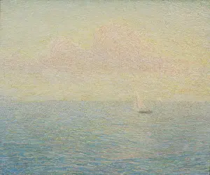 Landscapepostimpressionismpainting Prints: Marina. Creator: Cinotti, Guido (1870-1932)