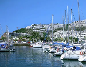 Marina Prints: Marina, Puerto Rico, Gran Canaria, Canary Islands