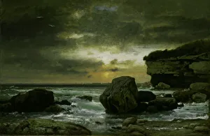Laridae Prints: A Marine, c. 1874 / 75. Creator: George Inness