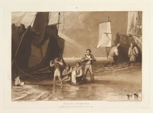 Metrop Prints: Marine Dabblers (Liber Studiorum, part VI, plate 29), June 1811. Creator: JMW Turner