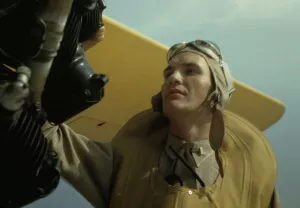 Marine Corps Gallery: Marine lieutenant, pilot with the power towing plane for...Parris Islands Page Field, S.C. 1942
