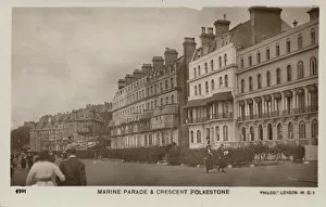 Marine Parade & Crescent Folkestone, late 19th-early 20th century