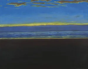 Leon 1881 1946 Prints: Marine, plage sombre (Seascape, dark beach), 1923