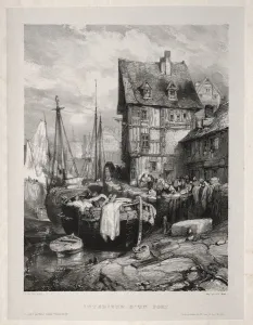 1803 1886 Gallery: Six Marines: Interieur dun port, 1833. Creator: Eugene Isabey (French, 1803-1886)