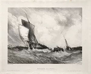 Six Marines: Retour au port, 1833. Creator: Eugene Isabey (French, 1803-1886)