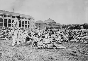 Marines who went to France, 1917. Creator: Bain News Service