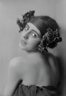 Shoulder Prints: Marion Morgan dancer, portrait photograph, between 1914 and 1927. Creator: Arnold Genthe