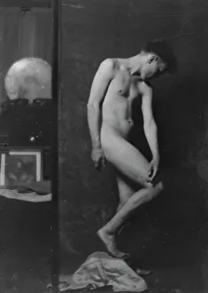 Marion Morgan Prints: Marion Morgan dancer, portrait photograph, between 1914 and 1927. Creator: Arnold Genthe