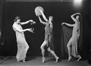 Stage Lighting Prints: Marion Morgan dancers, between 1914 and 1927. Creator: Arnold Genthe