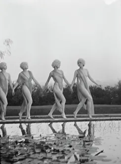 Marion Morgan Prints: Marion Morgan dancers, between 1914 and 1927. Creator: Arnold Genthe