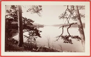 Marion River At Bassett Camp, Printed 1880 circa. Creator: Seneca Ray Stoddard