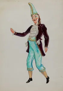 Marionette Prints: Marionette, 1935 / 1942. Creator: Unknown
