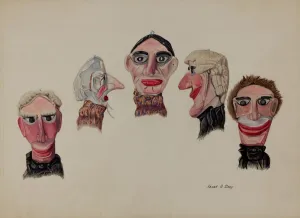 Gray Frank Prints: Marionette (Details), c. 1937. Creator: Frank Gray