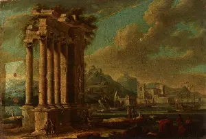 Neapolitan Prints: Maritime Landscape with Ruins, 2nd half of 18th century. Creator: Leonardo Coccorante