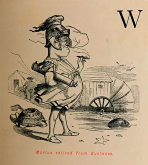 Retired Collection: Marius retired from Business, 1852. Artist: John Leech
