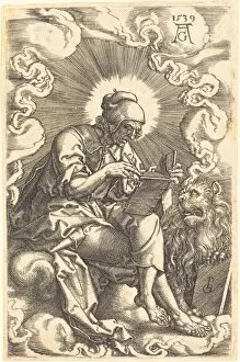Evangelist Gallery: Mark, 1539. Creator: Heinrich Aldegrever