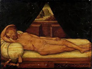 Reclining Prints: Mark Anthony, 1546. Creator: Lucas Cranach the Younger